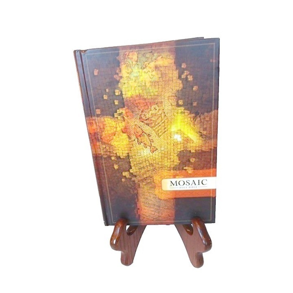 Mosaic Holy Bible, NLT,  Bible Plus Weekly‎ Meditations and color maps, 2009 HC